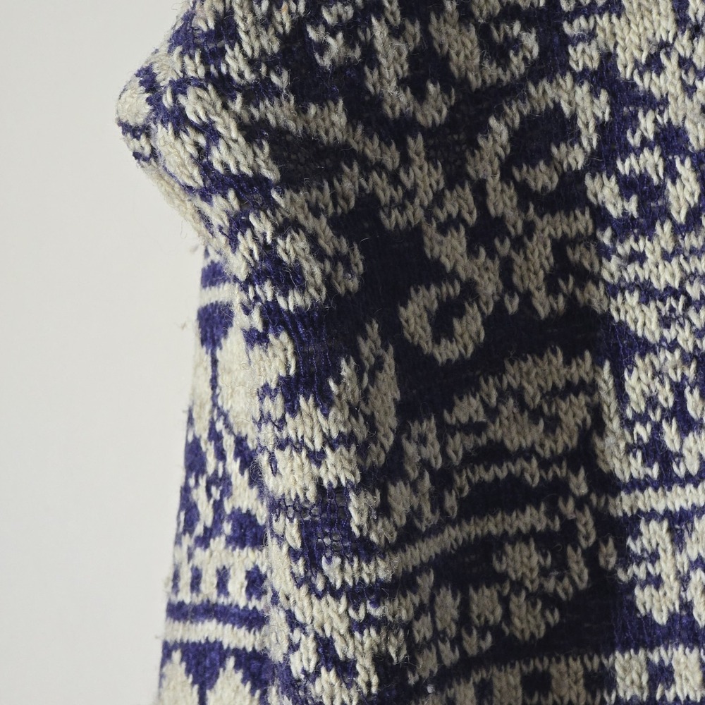 Vintage Oilily Lambswool Blend Mock Neck Sweater Made in Italy Women's Size M - Picture 4 of 8